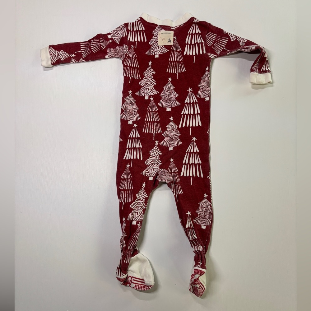 Burt’s Bees Baby 3–6M Organic Cotton Zip Sleepers Bundle | Holiday & Space - Picture 3 of 9